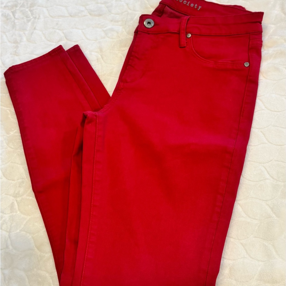 Articles of Society Women's Red Jeans
